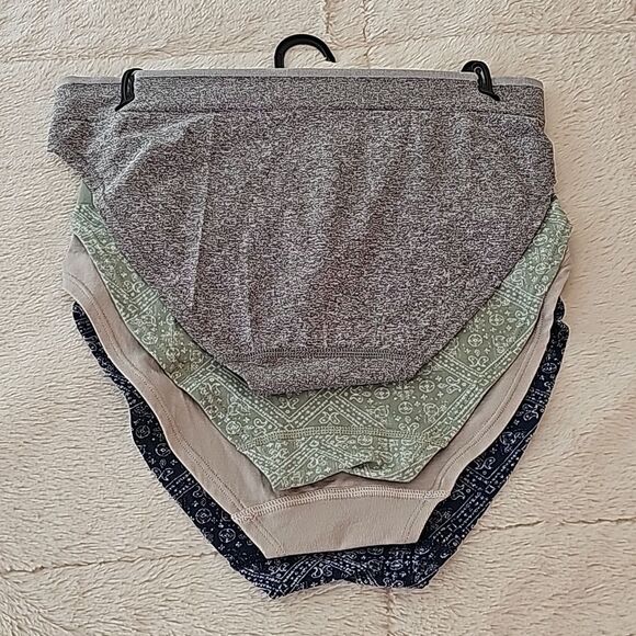 NWT LUCKY BRAND 4 pack bandana jacquard seamless panties Size XL - Picture 5 of 8